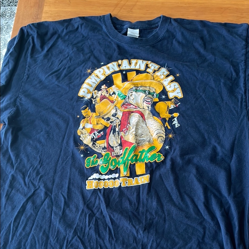 Kids Navy Blue Graphic T-Shirt